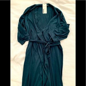 Maxmoda Teal 3/4 Sleeve Robe